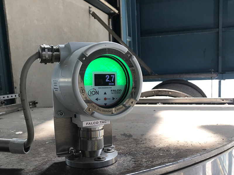 Continuous VOC Monitoring Using Fixed Gas Detector