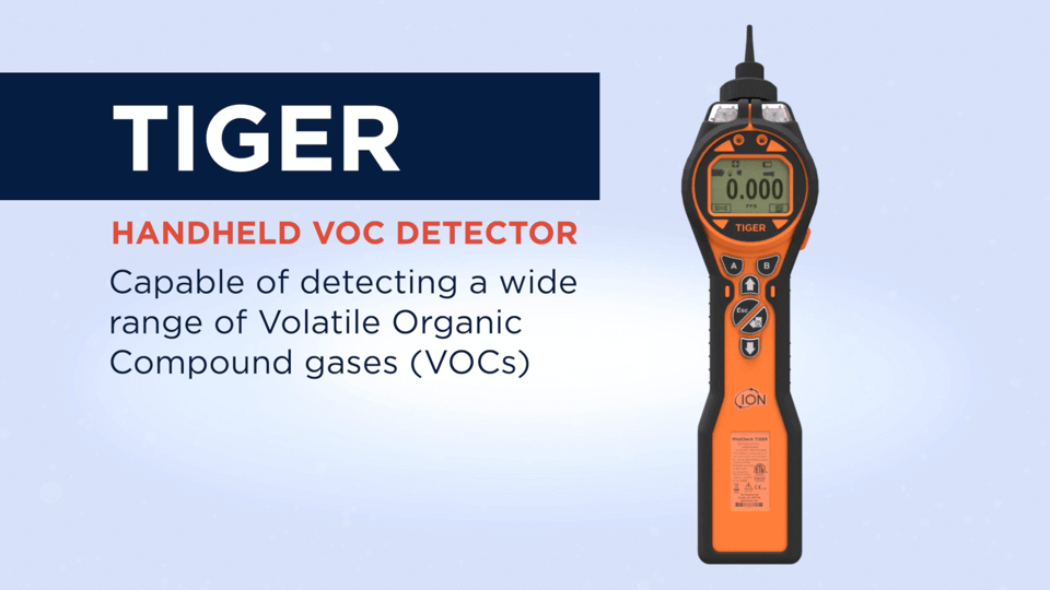 Tiger Handheld VOC Gas Detector Ion Science UK