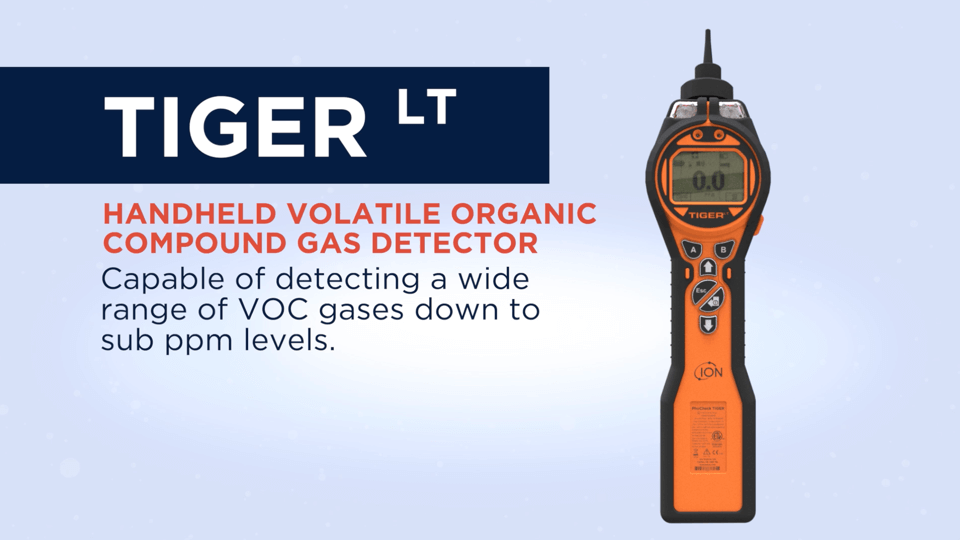 Tiger Lt Handheld Voc Gas Detector Ion Science Uk