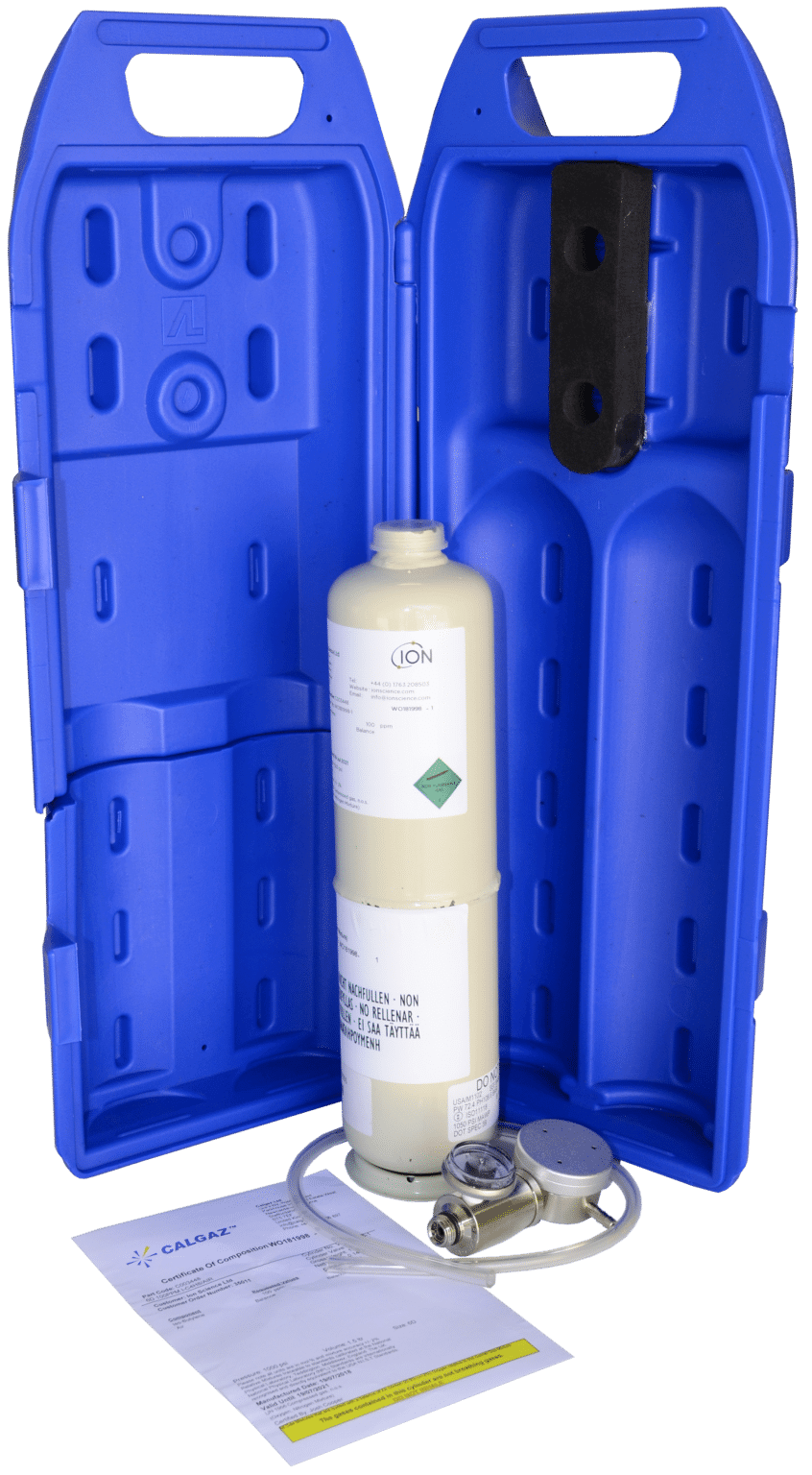 Kit d'étalonnage Pour l'étalonnage des détecteurs de gaz Ion Science UK