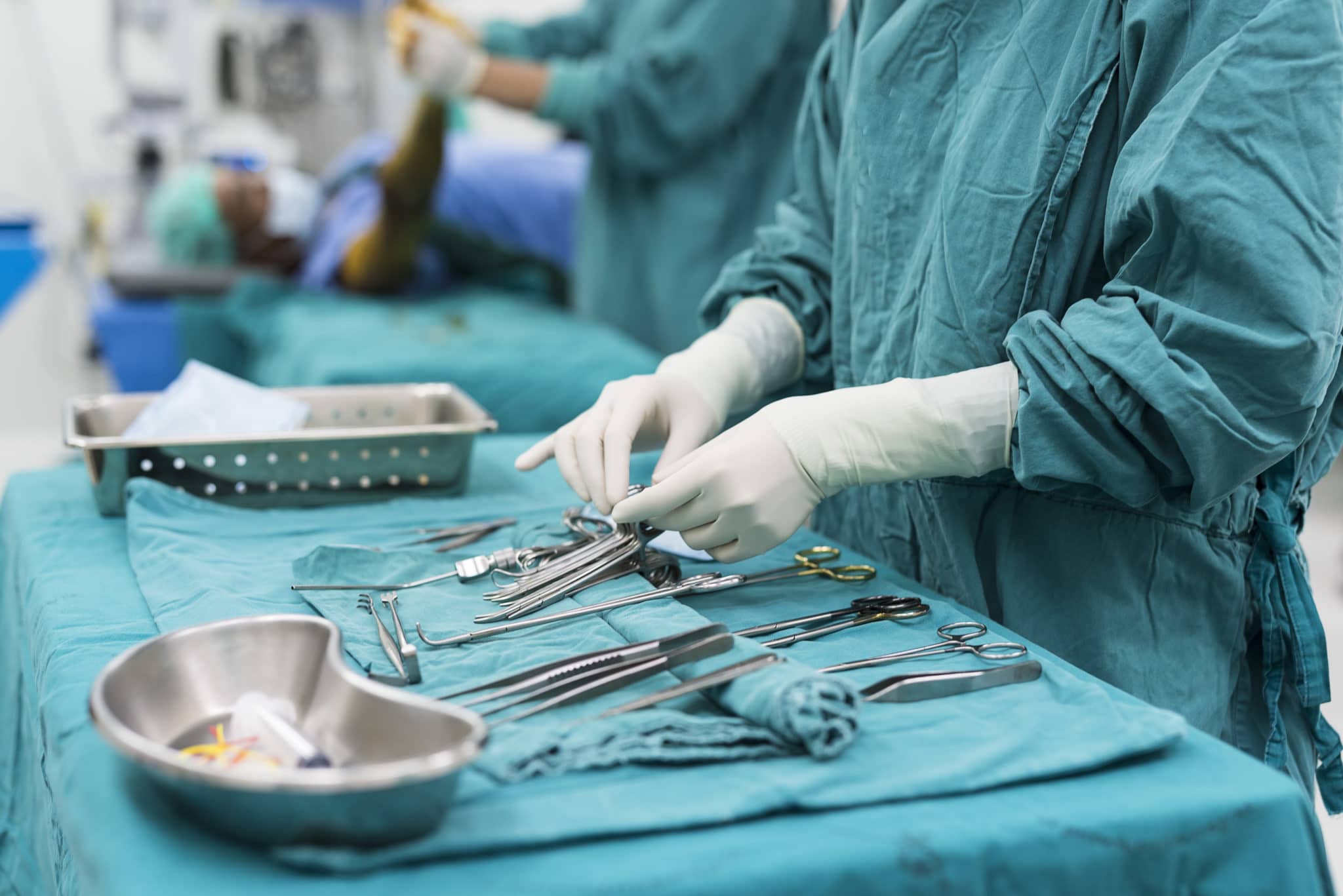 Preparing Medical Equipments For Surgery